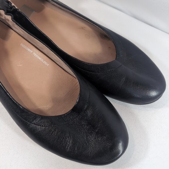 Fit Flop Allegro Flats Black Pebble Leather Ballet Women US 9 UK 7 EU 41 FitFlop - Picture 5 of 16